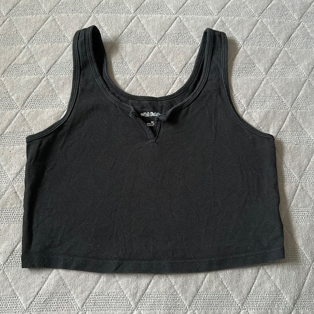 Black Crop Top